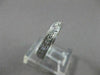 ANTIQUE .30CT DIAMOND 14KT WHITE GOLD FILIGREE ETERNITY 3 DIMENSIONAL RING #1150
