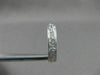 ANTIQUE .30CT DIAMOND 14KT WHITE GOLD FILIGREE ETERNITY 3 DIMENSIONAL RING #1150