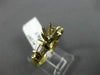 .44CT BAGUETTE DIAMOND 14K YELLOW GOLD 3D ROUND SEMI MOUNT ENGAGEMENT RING #1297