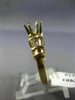 .44CT BAGUETTE DIAMOND 14K YELLOW GOLD 3D ROUND SEMI MOUNT ENGAGEMENT RING #1297