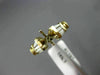 .44CT BAGUETTE DIAMOND 14K YELLOW GOLD 3D ROUND SEMI MOUNT ENGAGEMENT RING #1297
