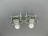 ANTIQUE DIAMOND & AAA SOUTH SEA PEARL 14KT WHITE GOLD CLIP ON EARRINGS #2666