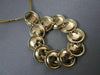 ANTIQUE LARGE SUN 18K TWO TONE DIAMOND MULTI CIRCLE DESIGNER NECKLACE BEAUTIFUL