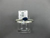 .37CT DIAMOND & AAA PEAR SHAPE SAPPHIRE 14KT WHITE GOLD 3D CLASSIC PROMISE RING