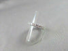 ANTIQUE 4MM 3.55CT DIAMOND ETERNITY 14KT WHITE GOLD RING WITH DIAMONDS ON SIDE!!