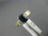 2.61CT ROUND & BAGUETTE DIAMOND & SAPPHIRE 14KT YELLOW GOLD ENGAGEMENT RING #179