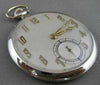 AUTHENTIC 18KT WHITE & YELLOW GOLD WORKING SWISS POCKET WATCH 18 JEWELS #20974