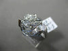 ANTIQUE .82CT OLD MINE DIAMOND 14KT WHITE GOLD 3D SWIRL LEAF ENGAGEMENT RING