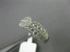 ESTATE .84CT ROUND DIAMOND 18KT WHITE GOLD 3D ETOILE OPEN FILIGREE LOVE FUN RING