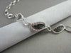 ANTIQUE .88CTW 18KT BLACK & WHITE DIAMOND LEAF DESIGN WHITE GOLD BRACELET
