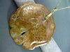ANTIQUE LARGE AAA CARNELIAN HAND CRAFTED 14KT Y GOLD LUCKY CHARM PENDANT #22356