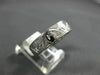 ANTIQUE 14KT WHITE GOLD 3D FLORAL CLASSIC FILIGREE MILGRAIN WEDDING RING #1056