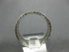 ANTIQUE 14KT WHITE GOLD 3D FLORAL CLASSIC FILIGREE MILGRAIN WEDDING RING #1056