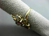 ANTIQUE 2.85CT ROUND DIAMOND & RUBY 14KT YELLOW GOLD 3D CROWN SOLITARE LOVE RING
