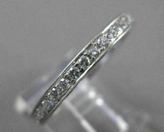 ANTIQUE 1.0CT DIAMOND PLATINUM MILGRAIN ETERNITY WEDDING ANNIVERSARY RING #17133