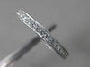 ANTIQUE 1.0CT DIAMOND PLATINUM MILGRAIN ETERNITY WEDDING ANNIVERSARY RING #17133