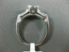 ANTIQUE .93CT OLD MINE DIAMOND PLATINUM SOLITAIRE FISHTAIL ENGAGEMENT RING #9770
