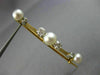 ANTIQUE .50CT OLD MINE DIAMOND & SOUTH SEA PEARL 14K TWO TONE GOLD 3D BROOCH PIN