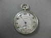 ANTIQUE 14KT WHITE GOLD FILIGREE HOWARD POCKET WATCH FROM LATE 1800'S #17579