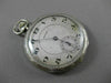 ANTIQUE 14KT WHITE GOLD FILIGREE HOWARD POCKET WATCH FROM LATE 1800'S #17579