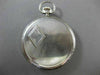 ANTIQUE 14KT WHITE GOLD FILIGREE HOWARD POCKET WATCH FROM LATE 1800'S #17579