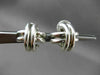 ESTATE TIFFANY & CO. 925 - SILVER LOVE KNOT CLIP ON EARRINGS BEAUTIFUL! #23383