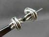 ESTATE TIFFANY & CO. 925 - SILVER LOVE KNOT CLIP ON EARRINGS BEAUTIFUL! #23383