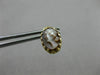 ANTIQUE 14KT YELLOW GOLD 3D HANDCRAFTED LADY CAMEO OVAL STUD EARRINGS #25295