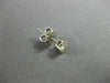 ESTATE .78CT ROUND DIAMOND 14KT WHITE GOLD CLASSIC 4 PRONG STUD EARRINGS #15653
