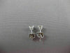ESTATE .78CT ROUND DIAMOND 14KT WHITE GOLD CLASSIC 4 PRONG STUD EARRINGS #15653