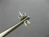 ESTATE .78CT ROUND DIAMOND 14KT WHITE GOLD CLASSIC 4 PRONG STUD EARRINGS #15653