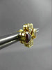 ANTIQUE 2.85CT DIAMOND & MULTI GEM 18KT YELLOW GOLD DOUBLE HEART EARRINGS #2875