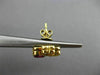 ANTIQUE 2.85CT DIAMOND & MULTI GEM 18KT YELLOW GOLD DOUBLE HEART EARRINGS #2875