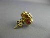 ANTIQUE 2.85CT DIAMOND & MULTI GEM 18KT YELLOW GOLD DOUBLE HEART EARRINGS #2875