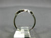 ESTATE .23CT ROUND CUT DIAMOND 14KT WHITE GOLD 3D CLASSIC INFINITY LOVE RING