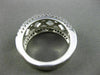 ANTIQUE 1.58CT DIAMOND 14KT WHITE GOLD X LATTICE DESIGN ANNIVERSARY RING #16630