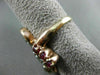 ANTIQUE 1.43CT OLD EURO CUT DIAMOND & AAA RUBY 14K WHITE & ROSE GOLD RING #19961