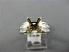 1CT DIAMOND PLATINUM & 18KT YELLOW GOLD 3D INVISIBLE SEMI MOUNT ENGAGEMENT RING