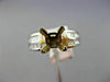 1CT DIAMOND PLATINUM & 18KT YELLOW GOLD 3D INVISIBLE SEMI MOUNT ENGAGEMENT RING
