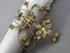 ANTIQUE VICTORIAN 14K YELLOW GOLD AAA PEARL HANDCRAFTED FILIGREE STAR PIN BROOCH