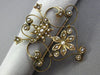 ANTIQUE VICTORIAN 14K YELLOW GOLD AAA PEARL HANDCRAFTED FILIGREE STAR PIN BROOCH