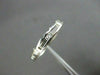 ANTIQUE .17CT DIAMOND 14K W GOLD 3 STONE BAGUETTE & ROUND ANNIVERSARY RING #7390