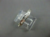 ANTIQUE .17CT DIAMOND 14K W GOLD 3 STONE BAGUETTE & ROUND ANNIVERSARY RING #7390