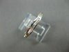 ANTIQUE .17CT DIAMOND 14K W GOLD 3 STONE BAGUETTE & ROUND ANNIVERSARY RING #7390