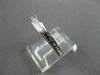 ANTIQUE .17CT DIAMOND 14K W GOLD 3 STONE BAGUETTE & ROUND ANNIVERSARY RING #7390