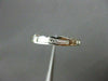 ANTIQUE .17CT DIAMOND 14K W GOLD 3 STONE BAGUETTE & ROUND ANNIVERSARY RING #7390