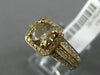 2.1CT WHITE & CHOCOLATE FANCY DIAMOND 14K WHITE & ROSE GOLD HALO ENGAGEMENT RING