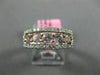 1.24CT WHITE & PINK DIAMOND 18K WHITE & ROSE GOLD HALO WEDDING ANNIVERSARY RING