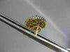 ANTIQUE LARGE 11.5CT AAA SMOKEY TOPAZ & DIAMOND 18K YELLOW GOLD CLIP ON EARRINGS