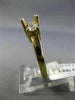 0.44CT DIAMOND 14KT YELLOW GOLD 3 STONE ROUND SEMI MOUNT ENGAGEMENT RING #1552